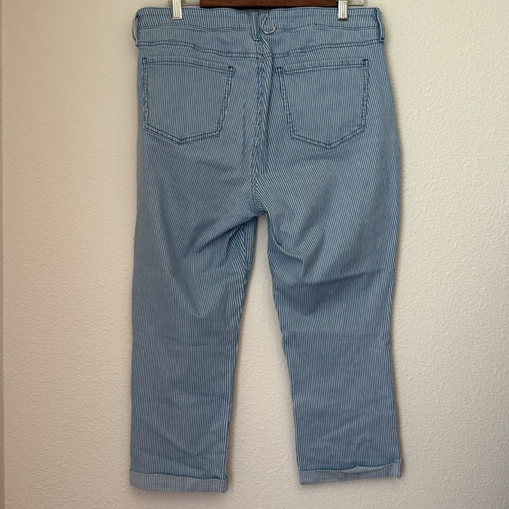 NYDJ Stripe Cropped Pant - Picture 5 of 7